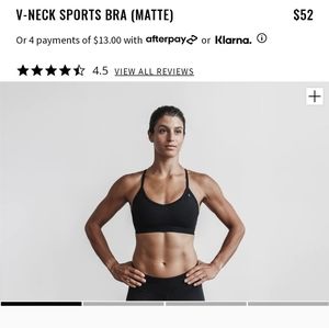 NoBull V-Neck Sports Bra